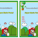 Super Mario FREE Printable Birthday Invitations Click Image Below To