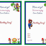 Super Mario FREE Printable Birthday Invitations Click Image Below To