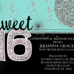 Sweet 16th Birthday Invitations Templates Free DREVIO