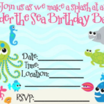 Under The Sea Birthday Invitation Wording Ideas Sea Birthday Party