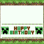 10 Best Minecraft Printable Happy Birthday Card Printablee