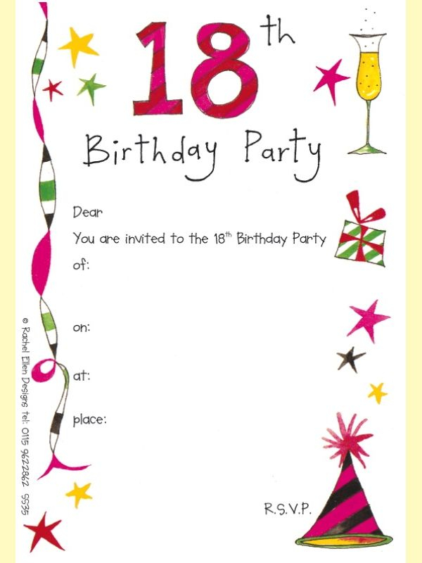 170 Best Free Printable Birthday Party Invitations Images On Pinterest 
