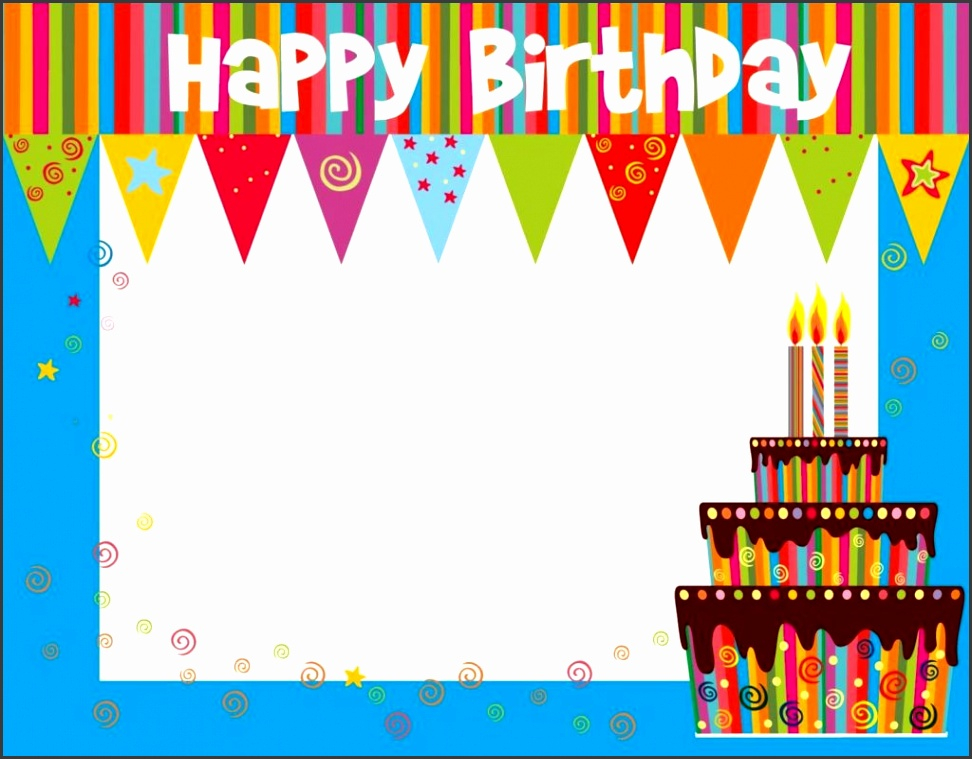 5 Happy Birthday Card Template Free Download SampleTemplatess