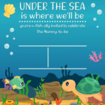 9 Under The Sea Themed Birthday Invitation Templates In 2021
