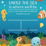 9 Under The Sea Themed Birthday Invitation Templates In 2021 Free