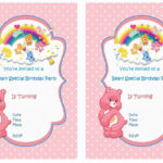 Adventure Time Care Bear Birthday Bear Invitations Care Bears