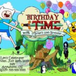 Adventure Time The Invitation Fresh Adventure Time Birthday Party