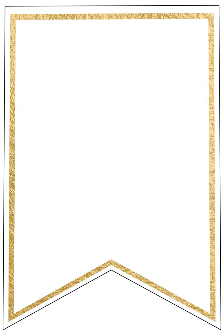 Banner O Banderin Dorado Printable Banner Template Printable Banner