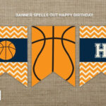 Basketball Birthday Banner Basketball Printable Basketball