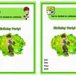 Ben 10 Birthday Invitations Birthday Printable Ben 10 Birthday