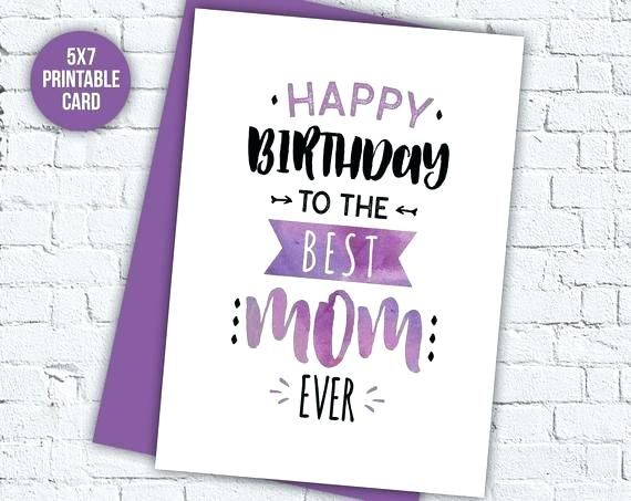 Birthday Cards To Mom Card For From Son Printable Dvlpmnt Birthday 