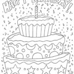 Birthday Coloring Pages Coloring Pages Happy Birthday Coloring Pages
