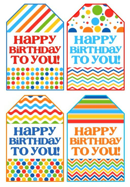 Birthday Gift In A Jar Happy Go Lucky Birthday Gift Tags Printable 
