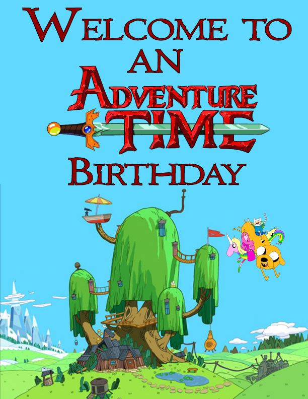 Clickable Party Adventure Time Free Printable Party Adventure Time 