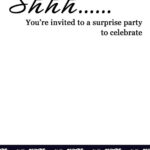 Cool Free Printable Surprise Birthday Invitations Surprise Birthday