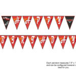 Disney Cars Birthday Banner Happy Birthday Lightning McQueen Mater