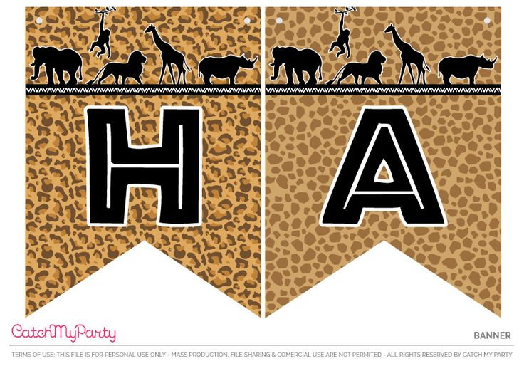 Download These Free Jungle Safari Printables Now Banner See More 