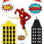 Flash Party Free Printable Cake Toppers Oh My Fiesta For Geeks