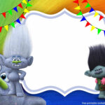 Free Download Trolls Invitation Template Diy Birthday Invitations