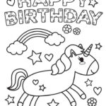 Free Easy To Print Happy Birthday Coloring Pages Happy Birthday