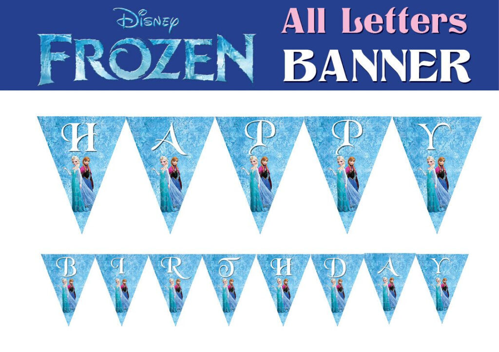 Free Frozen Banner Printable Buscar Con Google Frozen Banner 