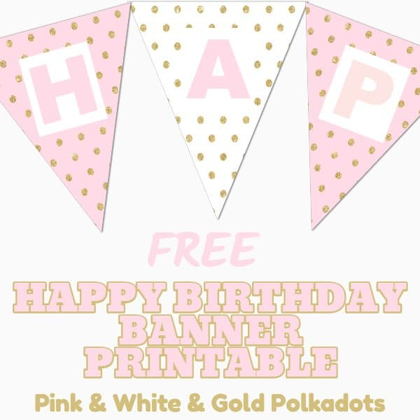 Free Happy Birthday Banner Printable 16 Unique Banners For Your Party 
