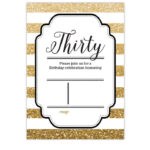 Free Printable 30th Birthday Invitations Bagvania FREE Printable