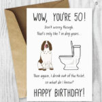 Free Printable 50th Birthday Cards Funny BirthdayBuzz