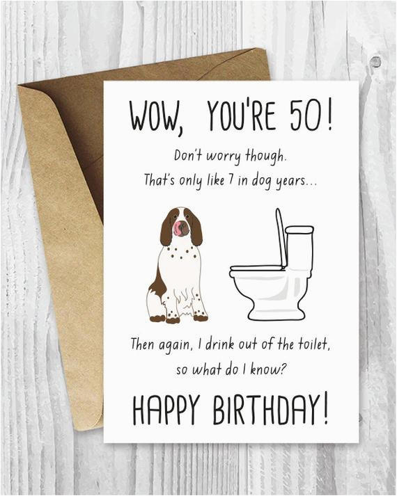 Free Printable 50th Birthday Cards Funny BirthdayBuzz