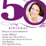 Free Printable 50th Birthday Invitations Templates DREVIO