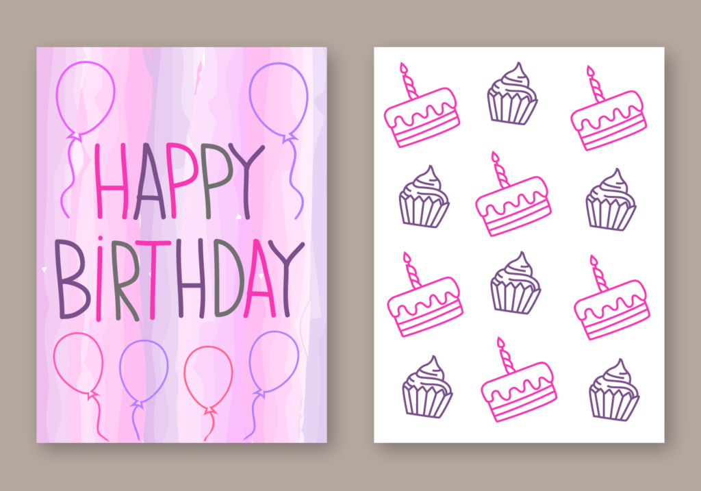 Free Printable Birthday Cards Without Joining Printable Birthday Cards