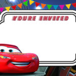 FREE Printable Cars 3 Lightning McQueen Invitation Template Cars