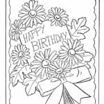 Free Printable Coloring Birthday Cards For Adults Coloring Birthday