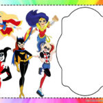 FREE PRINTABLE DC Superhero Girls Birthday Invitation Templates