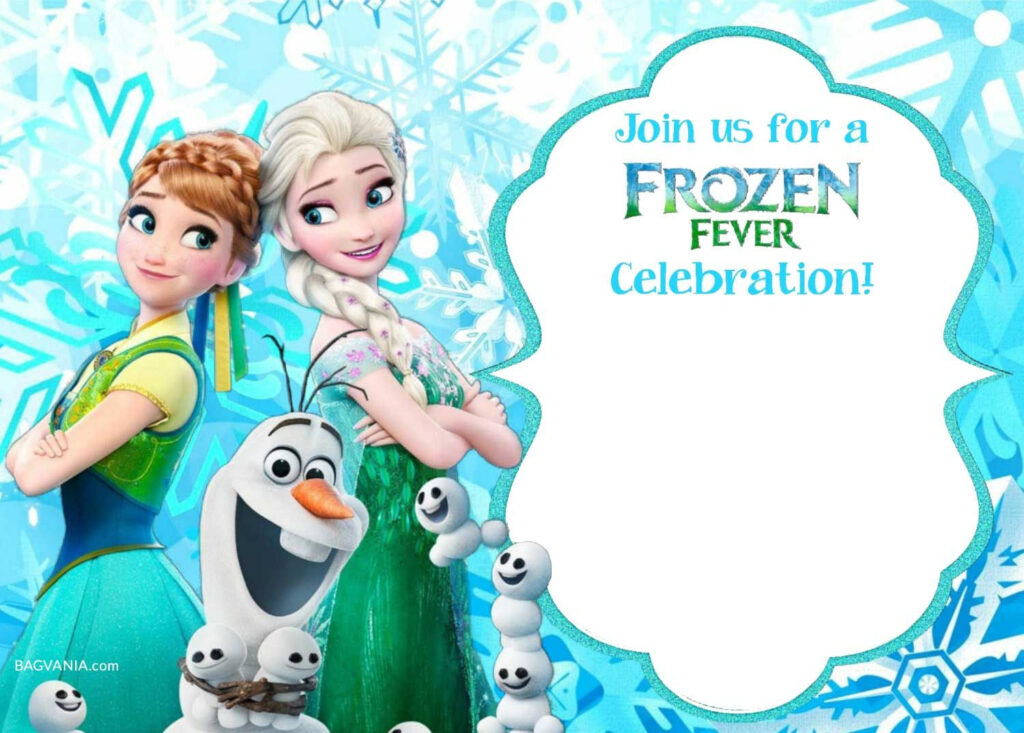 FREE Printable Frozen Birthday Invitation FREE Printable Birthday 