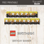 Free Printable Lego Batman Birthday Banner Birthday Buzzin