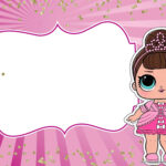 FREE PRINTABLE LOL Dolls Surprise Birthday Invitation Templates