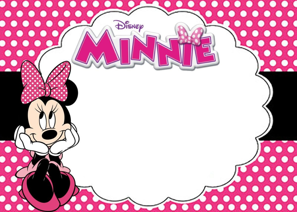 Free Printable Minnie Mouse Birthday Party Invitation Card Coolest With 
