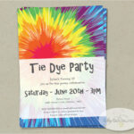 Free Printable Tie Dye Birthday Invitations BirthdayBuzz