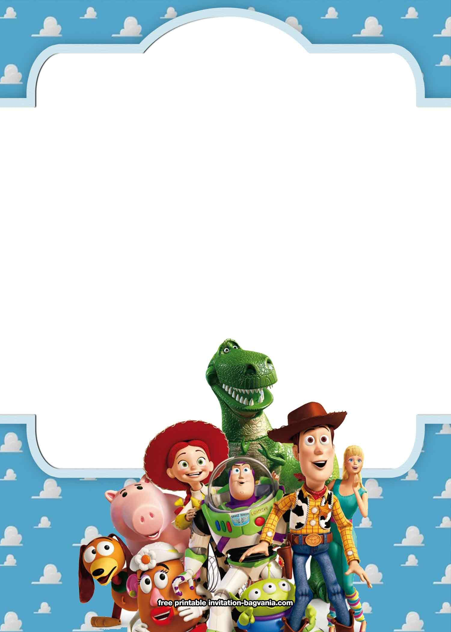 FREE Toy Story 4 Birthday Invitation Templates Toy Story Invitations