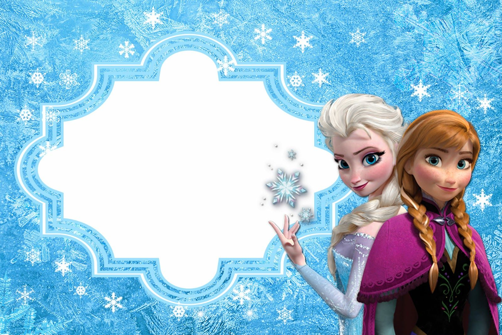 Frozen Free Printable Cards Or Party Invitations Frozen Birthday