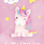 Happiest Unicorn Birthday Card You Can Print Or Send As ECard