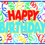 Happy Birthday Banner Free Large Images Happy Birthday Signs Happy