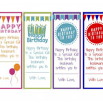 Happy Birthday Bookmarks Happy Birthday Kids Happy Birthday