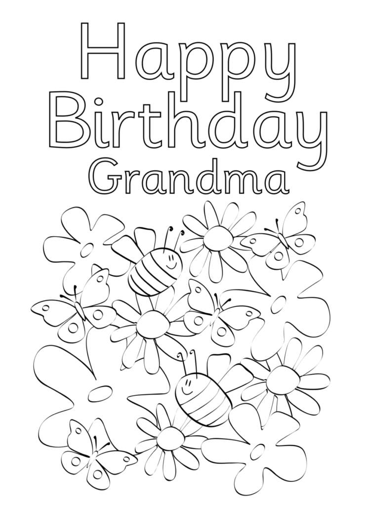Happy Birthday Coloring Pages Happy Birthday Coloring Pages Birthday 