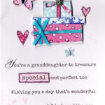 Happy Birthday Granddaughter Embellished Greeting Card Cards Love Kates