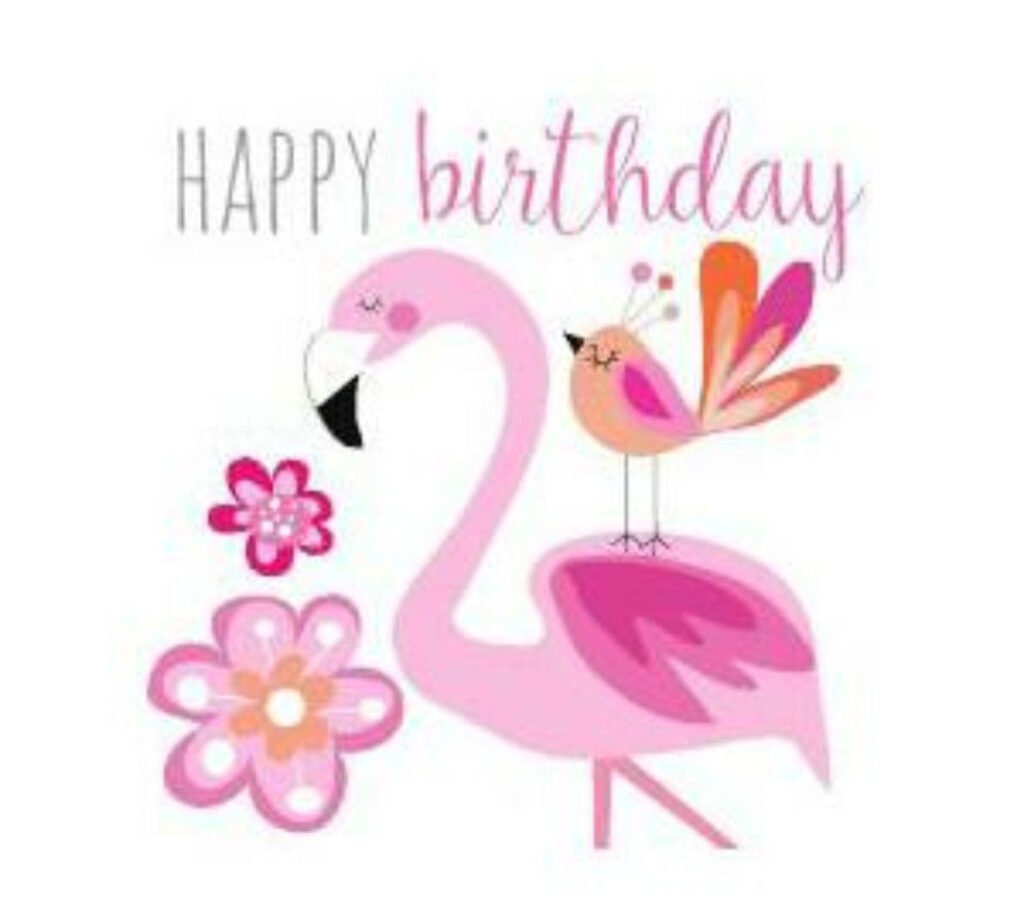 Happy Birthday Pink Flamingo Happy Birthday Special Friend Happy 
