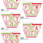 Instant Download Baby Strawberry Shortcake Banner Strawberry