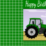 John Deere Birthday Cards Printable Printable Birthday Cards