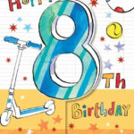 Ling Design Eight Is Great Birthday Card Cards Gifts And Party